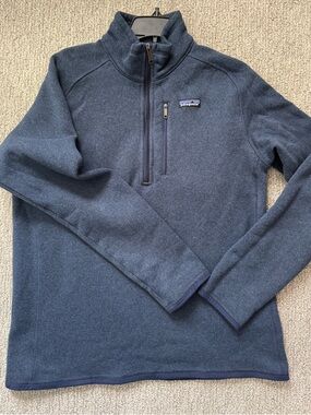 Patagonia Dark Navy 1/4 Zip Fleece Pullover